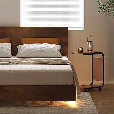 Movable%20Desk%20Side%20Table%20Tray%20Cart%20%7C%204-Wheel%20Wood%20Desktop%20Organizer%20&%20Shelf%20%7C%20Natural%20Wood%20Tone%20for%20Office%20&%20Home%20-%20Image%202