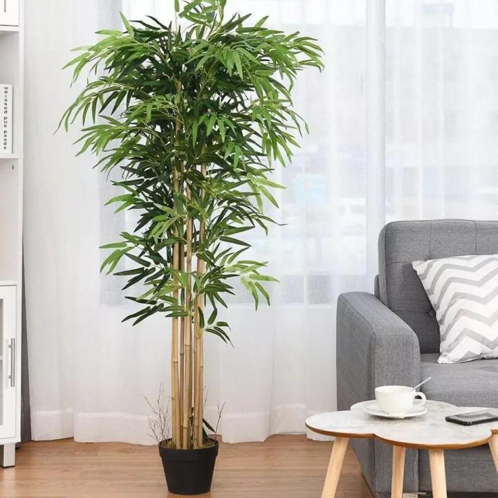 Artificial Bamboo Leaf Simulation Plastic Bamboo Leaves Branches For Wedding Ornaments Home Garden Office Decorations