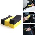 6Pcs Tire Contour Dressing Applicator Pads Gloss Shine Color Polishing Sponge Wax. 