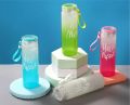 Water Bottle, Frosted Glass/Plastic Double Walled Keeps Water Cold and Hot for Hours, Water bottle for Girls, Boys, Kids, easy to Carry for Traveling, Walking, Hiking, School, Gym etc, 500ml.. 