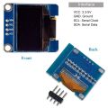 NANLIY-I2C OLED Display 0.96 Inch IIC Serial LCD LED Module SSD1306 128 64 for Arduino with 40 Pcs Dupont Wire. 