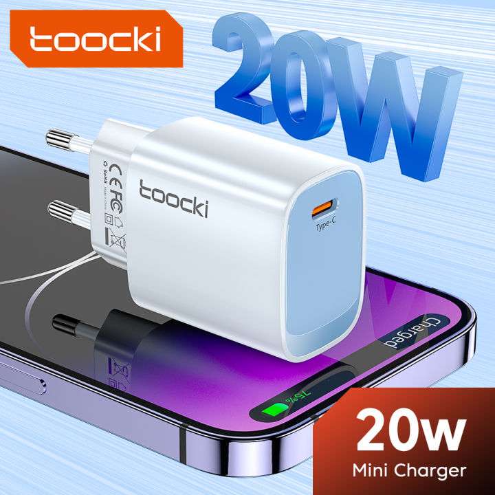Tooki PD 20W Usb C Charger For IPhone 14 13 12 11 Pro Max IPad Airpods Fast Charging Quick Charger Type C Mobile Phone Charger