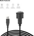 Benfei USB to Serial Adapter, Benfei USB to RS-232 Male (9-pin) DB9 Serial Cable, Prolific Chipset, Windows 11/10/8.1/8/7, Mac OS X 10.6 and Above, 1.5M ORIGINAL UK ZONE. 