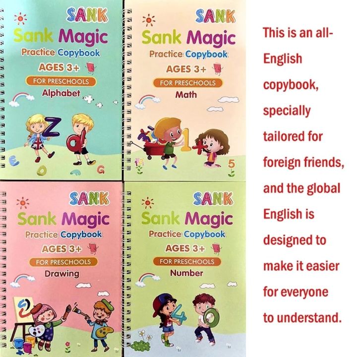 REFLECTIONZ%20TRADERS-%20SANK%20Montessori%20Reusable%20Magic%20Book%204%20Magic%20Books%20+%201%20Magic%20Pen%20+%2010/5%20Refills%20+%201%20Grip%20Children's%20Calligraphy%20Copybook%20Magic%20Writing%20Calligraphy%20Handwriting%20Copybook%20Set%20for%20Copy%20Practice%20Gift%20%7C%20Practice%20book%20for%20kids%20-%20Image%208