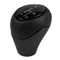 Auto Parts Leather Automatic Gear Shift Knob Lever Shifter for Mercedes Benz Smart Fortwo Roadster 450 451 Brabus Fortwo. 
