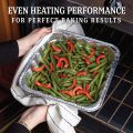 Square Aluminum Tin Foil Baking Pans Bakeware - Cookware Perfect for Baking Cakes, Breads, Brownies, Bread, Meatloaf, Lasagna, Pack of 10. 