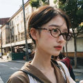 Vintage Y2k Nerd Sunglasses Oval Shape UV400 Protection Women Glasses Podazz. 