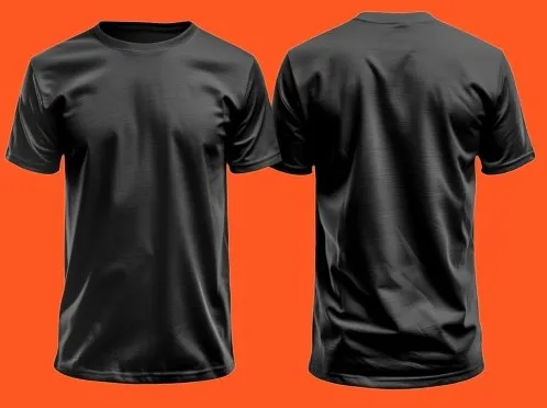 Modex%20Men's%20Plain%20Black%20T-Shirt%20%E2%80%93%20Summer%20Dry%20Fit%20%7C%20Breathable,%20Lightweight%20&%20Sweat-Wicking%20-%20Image%202