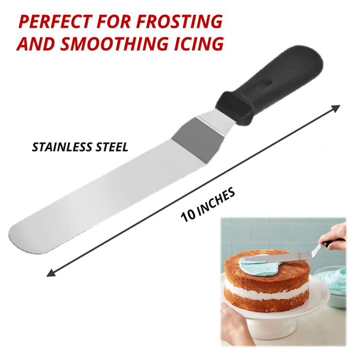 11%20Inch%20Rotating%20Cake%20Turntable%20with%203%20Cream%20Scrapers,%2012inch%20Steel%20Spatula,%20icing%20piping%20bags%20&%2012%20PCs%20Nozzle%20Set,%20Decorating%20Turn%20Table%20for%20Cake,%20Baking%20Deal%20and%20Baking%20Accessories%20-%20Image%204