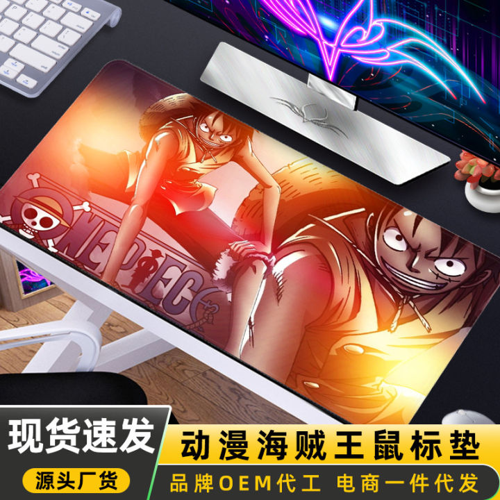 Anime One Piece mouse pad extra large keyboard pad Luffy Robina Mei Chopper Ace mouse pad