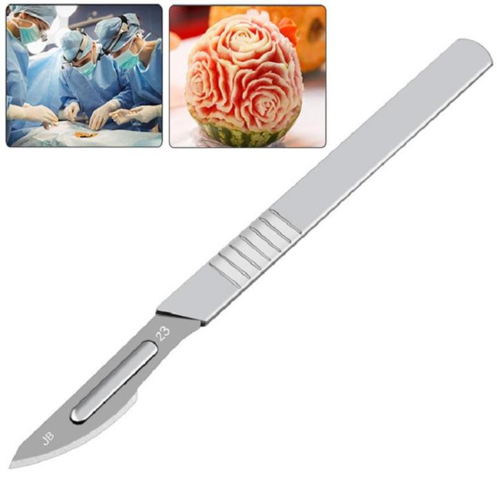 Engraving Craft Surgical Scalpel Paper Cutting Tool Stationery Carbon Steel Carving Metal Scalpel Utility