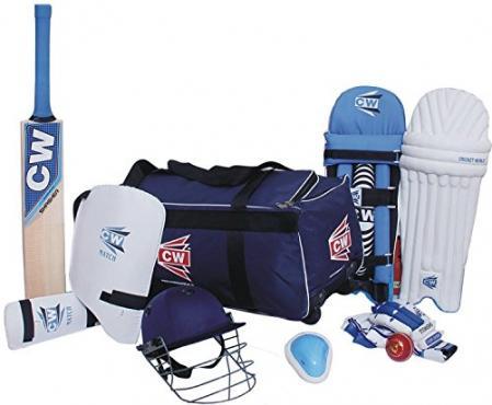 Full Cricket Kit (Hard Ball Bat + Hard Ball + Gloves + Cricket Kit Bag + Helmet + Under Guard + Leg Pads + Elbow Pads + Thigh Pads)