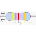 47k Ohm Resistors 1/4 Watt (47k Ω 0.25 W) Carbon Film Resistor (Pack of 50). 