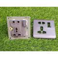 Light Plug China Fitting Switches + Sockets Electric Sheet/ Switch Board- Metal Series. 