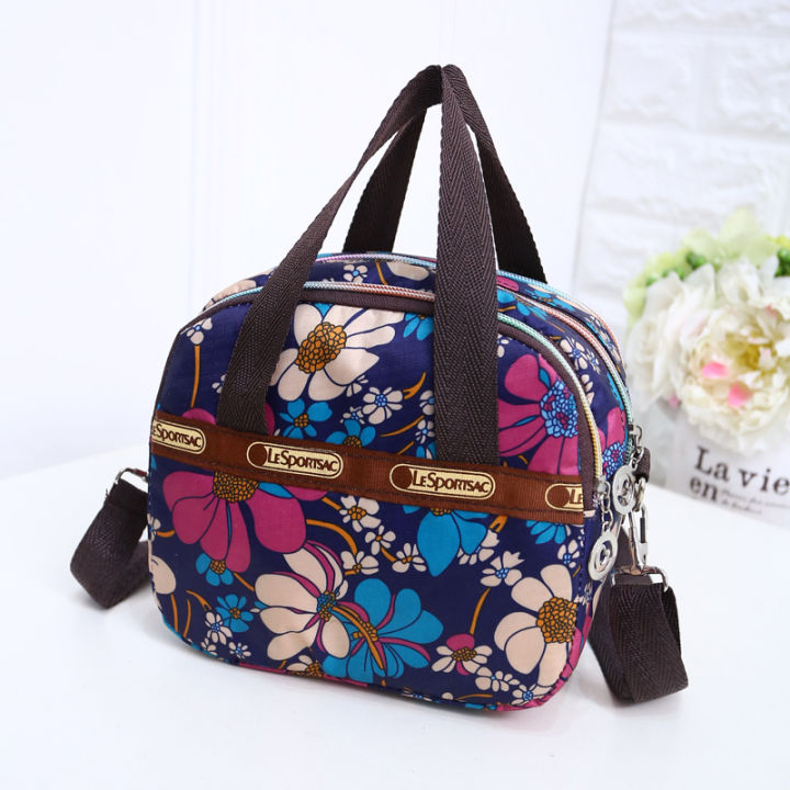 Middle-aged and elderly bags, small handbags, grandma's handbags, women's elderly, old ladies, grocery bags, double-layer mother coin purse