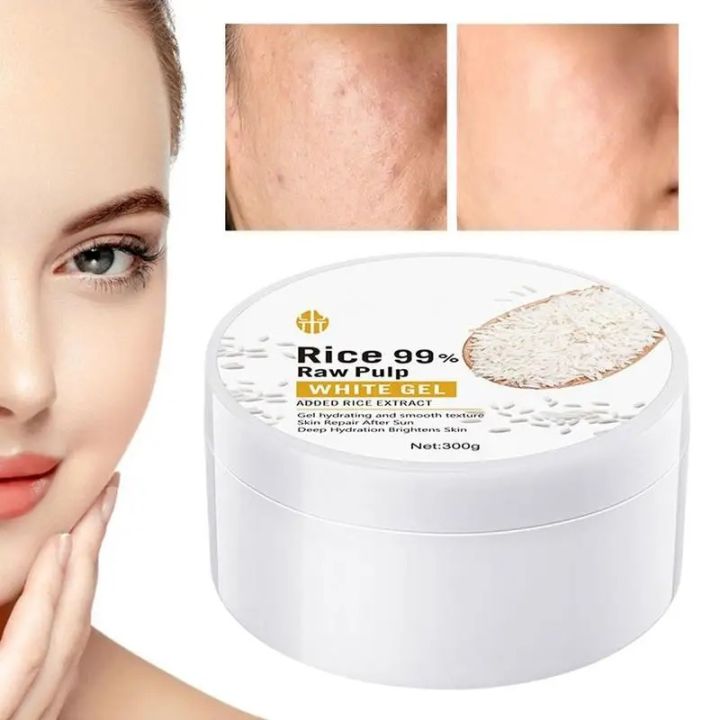 BIOAQUA Rice RAW Pulp Face Cream - deep moisturizing whitening Face cream