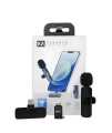 Wireless Microphone – K8 Wireless Microphone – Clip-on Lavalier Mic with Type-C & Lightning Receiver – Noise Reduction, Clear Sound & Long Battery Backup – Plug & Play Mic for Android, YouTube, TikTok, Vlogging, Interviews & Live Streaming. 