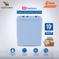 Dawlance Washing Machine - DW-6550 WHITE LID- Twin Tub | Washing Rinse & Spinning Feature | 8KG Washing Load-10 Years Motor Warranty. 