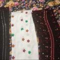 Sindh Ajrak Lelan and Reshmi style Shwal for women. 