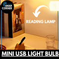 Portable Mini USB Led Night Light Bulbs | Warm & White | USB Supported reading & bedside Bulbs, work with Laptops, Powerbanks, Chargers & Other USB ports. 