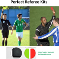 2 Pack Soccer Referee Card Sets,Warning Referee Red and Yellow Cards. 