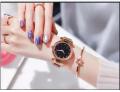 Rose Gold Ladies Wrist Watch For Women Magnetic & Waterproof. 