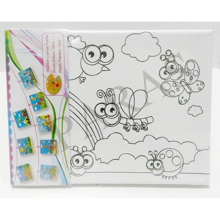 China Coloring Canvas 15*20 cm 5.9" x 7.8" inch