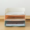 File Storage Tray Stackable File Storage Rack A4 Paper Box Stationery Shelf. 