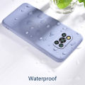 Biruiqu For Xiaomi Pocophone X3 NFC Xiaomi Poco X3 Pro Case Liquid Silicone Soft Gel Rubber Shockproof Cover. 