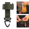 Glove Holder Strap Hiking Climbing Rope Hanger Hanging Hook for Belt Molle Backpack Keys Anti-lost Webbing Grabber Hook Clip. 