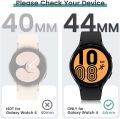 Hard Shell Case For Samsung Galaxy Watch 4 44MM, Watch 5 44mm  All-Around Bumper Screen Protector(Not for pro 45mm). 