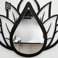 Chand Furniture Wall Decoration Item Wooden and Wooden Lotus Design with Mirror Wall decorative items for room , wall decorate, Home decoration item , Wall hanging mirror, Wall Mounted decor, Room and hall decorate. 