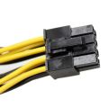 OYPFXMI 4X 8Pin to Dual 8Pin(6+2) Power Cable GPU Power Cable for Tesla K80 M40 M60 P40 P100. 