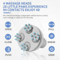 Scalp Massager — Electric Meridian Massage with 4 Moveable Clusters. 