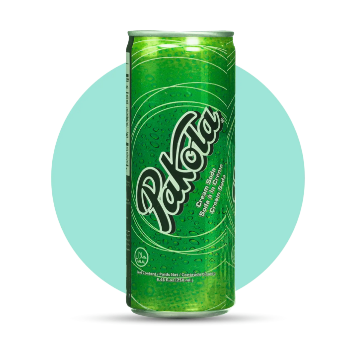 Pakola Ice Cream Soda Drink 250ml Cans - Pack of 24 (Carton) | Refreshing Pakistani Soft Drink