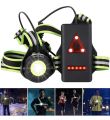 WESTLIGHT Run Light, 90° Adjustable Beam Angle, 500 Lumens, 360° Reflective Band, USB Rechargeable Waterproof Running Night LED Chest Lights. 
