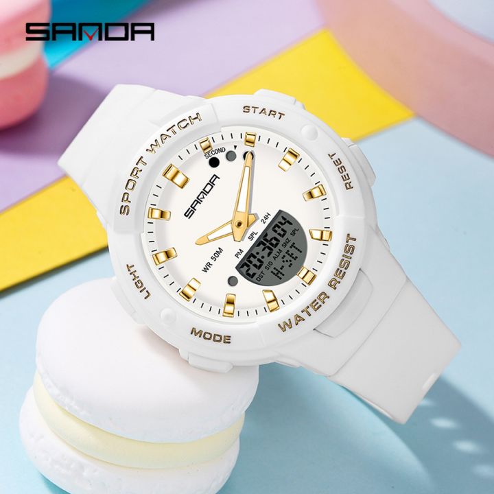 SANDA Original Fashion Men's Watch Trend Outdoor Leisure Waterproof Multi-function Sports Men's Watch