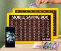 5 Lakh Money Saving Box | Bilal Accessory Store Wooden 500,000 Target Chart | Rupee Organizer for Smart Budgeting I Saving Box I Saving Money Box I Saving Box For Money I Saving Wooden Box | 5 Lac Large Savings Box | Money Saving Bank |Cash Collection Box. 