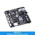 BT5.0 Audio Pro Receiver with AUX Audio Cable MP3 Bluetooth Decoder Lossless Car Speaker Audio Amplifier Board. 
