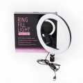 10(inch) 26cm Ring Light With Phone Holder & 3 Shades of Colours Only Ring light For Video Making Selfie Ring Light Photography Dimmable Makeup 26cm Ring Light Video Live 12w 5500k LED Fill Ring Lamp with Phone Holder USB Plug.. 