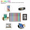 Soft Tip Stylus Pen Ergonomic Rubber Tip 5-Pack Touchscreens Pens Black Color Lightweight Stylus for Phones Ipad Iphone. 