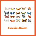 80 Pcs Elegant Butterfly Stickers PET Transparent Decorative Decals For Phone Laptop Waterbottle Planner Diary Journal Scrapbook. 
