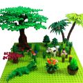 Bricks Tree Friend City Accessories Parts Building Blocks Brick Grass Bush Leaf Jungle Base Plate Moc Toy Compatible Classic. 