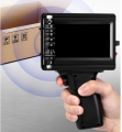 ZK-1681 Industrial Portable Handheld hand held print continue ink jet printer/manual number laser coding machine/handheld qr code inkjet printing machine. 