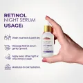 Saeed Ghani Premium Retinol Anti-Aging Night Serum for All Skin Types, 30ml. 