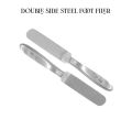 New Stainless Steel  Double Sided Foot Filer, Pedicure Foot Scrub Callus Remover Hard Skin Scraper Filer. 