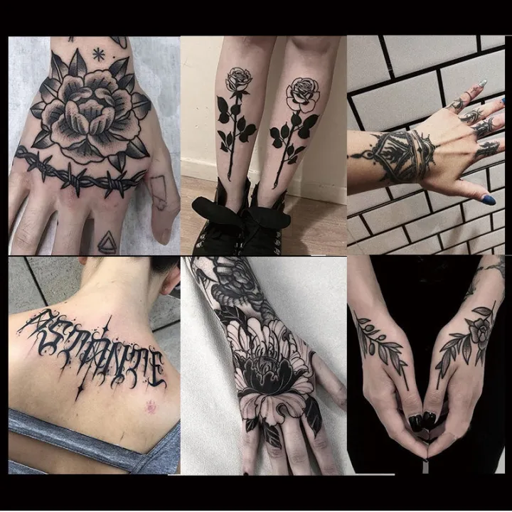 Itim%20na%20Naka-istilong%203D%20Bagong%20Man's%20Half%20Sleeve%20Arm%20Temporary%20Totem%20Tattoo%20Stickers%20Mechanical%20Body%20Art%20Tatoos%20para%20sa%20Boys%20Mens%20Armband%20-%20Image%206