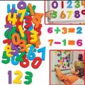 Pack Of Three Large Size Magnetic Alphabet Letters, Numbers &Amp; Urdu Refrigerator Magnets Learning Toy/Plastic/Jumbo/Uppercase/Font. 