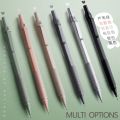 M G 0.5mm/0.7mm Morandi Low density Mechanical Pencil with Eraser Automatic Graph Pencil Creative Modeling Student Stationery. 
