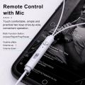 Langsdom V6 Hands Free Earbuds Earphones with Mic Good Bass Volume Control Headphones with Storage Bag for Devices of 3.5mm Jack. 